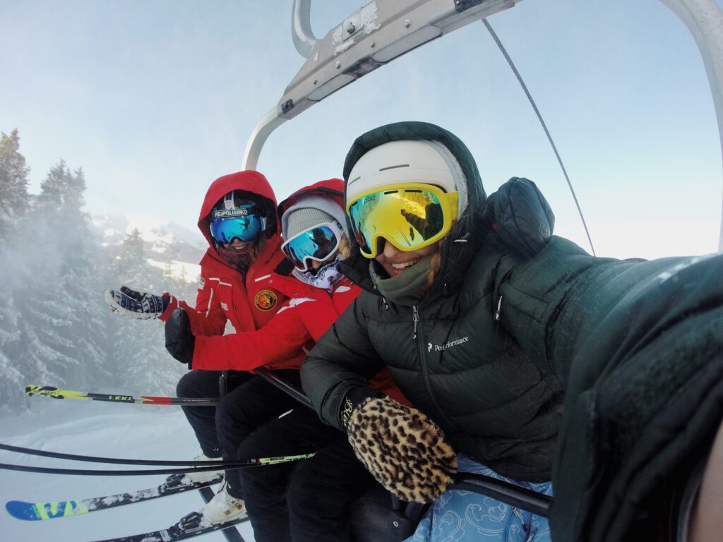 Ski lessons for adults and children