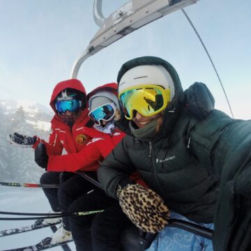 Ski lessons for adults and children